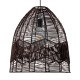 GLOBOSTAR® ALOHA 01752 Boho Κρεμαστό Φωτιστικό Οροφής με Ντουί 1 x E27 AC 220-240V IP20 - Καφέ - Μ45 x Π45 x Υ48cm GLOBOSTAR® ALOHA 01752 Boho Κρεμαστό Φωτιστικό Οροφής με Ντουί 1 x E27 AC 220-240V IP20 - Καφέ - Μ45 x Π45 x Υ48cm
