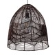 GLOBOSTAR® ALOHA 01752 Boho Κρεμαστό Φωτιστικό Οροφής με Ντουί 1 x E27 AC 220-240V IP20 - Καφέ - Μ45 x Π45 x Υ48cm GLOBOSTAR® ALOHA 01752 Boho Κρεμαστό Φωτιστικό Οροφής με Ντουί 1 x E27 AC 220-240V IP20 - Καφέ - Μ45 x Π45 x Υ48cm