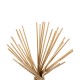 GLOBOSTAR® AZORES 01753 Boho Επιδαπέδιο Φωτιστικό με Ντουί 1 x E27 AC 220-240V IP20 - Μπεζ - Μ30 x Π30 x Υ90cm