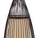 GLOBOSTAR® AZORES 01754 Boho Επιδαπέδιο Φωτιστικό με Ντουί 1 x E27 AC 220-240V IP20 - Καφέ & Μπεζ - Μ30 x Π30 x Υ90cm