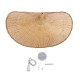 GLOBOSTAR® CUBA 01767 Boho Κρεμαστό Φωτιστικό Οροφής με Ντουί 1 x E27 AC 220-240V IP20 - Μπεζ - Μ80 x Π80 x Υ49cm