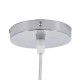 GLOBOSTAR® CUBA 01769 Boho Κρεμαστό Φωτιστικό Οροφής με Ντουί 1 x E27 AC 220-240V IP20 - Μπεζ - Μ100 x Π100 x Υ55cm