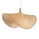 GLOBOSTAR® CUBA 01769 Boho Κρεμαστό Φωτιστικό Οροφής με Ντουί 1 x E27 AC 220-240V IP20 - Μπεζ - Μ100 x Π100 x Υ55cm