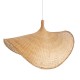 GLOBOSTAR® CUBA 01769 Boho Κρεμαστό Φωτιστικό Οροφής με Ντουί 1 x E27 AC 220-240V IP20 - Μπεζ - Μ100 x Π100 x Υ55cm