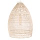 GLOBOSTAR® MALIBU 01811 Boho Κρεμαστό Φωτιστικό Οροφής με Ντουί 1 x E27 AC 220-240V IP20 - Μπεζ - Μ76 x Π76 x Υ100cm