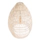 GLOBOSTAR® MALIBU 01811 Boho Κρεμαστό Φωτιστικό Οροφής με Ντουί 1 x E27 AC 220-240V IP20 - Μπεζ - Μ76 x Π76 x Υ100cm