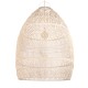 GLOBOSTAR® MALIBU 01813 Boho Κρεμαστό Φωτιστικό Οροφής με Ντουί 1 x E27 AC 220-240V IP20 - Μπεζ - Μ120 x Π120 x Υ156cm
