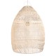 GLOBOSTAR® MALIBU 01813 Boho Κρεμαστό Φωτιστικό Οροφής με Ντουί 1 x E27 AC 220-240V IP20 - Μπεζ - Μ120 x Π120 x Υ156cm