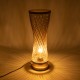 GLOBOSTAR® ROWAN 01994 Boho Επιτραπέζιο Φωτιστικό Πορτατίφ με Ντουί 1 x E27 AC 220-240V IP20 - Μπεζ - Μ17 x Π17 x Υ42cm