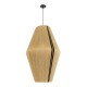 GLOBOSTAR® SALERNO 02077 Boho Κρεμαστό Φωτιστικό Οροφής με Ντουί 1 x E27 AC 220-240V IP20 - Μπεζ & Μαύρο - Μ50 x Π50 x Υ80cm GLOBOSTAR® SALERNO 02077 Boho Κρεμαστό Φωτιστικό Οροφής με Ντουί 1 x E27 AC 220-240V IP20 - Μπεζ & Μαύρο - Μ50 x Π50 x Υ80cm