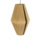 GLOBOSTAR® SALERNO 02077 Boho Κρεμαστό Φωτιστικό Οροφής με Ντουί 1 x E27 AC 220-240V IP20 - Μπεζ & Μαύρο - Μ50 x Π50 x Υ80cm GLOBOSTAR® SALERNO 02077 Boho Κρεμαστό Φωτιστικό Οροφής με Ντουί 1 x E27 AC 220-240V IP20 - Μπεζ & Μαύρο - Μ50 x Π50 x Υ80cm