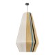 GLOBOSTAR® SALERNO 02079 Boho Κρεμαστό Φωτιστικό Οροφής με Ντουί 1 x E27 AC 220-240V IP20 - Πολύχρωμο - Μ50 x Π50 x Υ90cm GLOBOSTAR® SALERNO 02079 Boho Κρεμαστό Φωτιστικό Οροφής με Ντουί 1 x E27 AC 220-240V IP20 - Πολύχρωμο - Μ50 x Π50 x Υ90cm