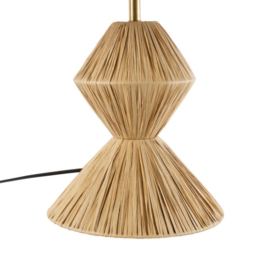 GLOBOSTAR® LUANA 02107 Boho Επιτραπέζιο Φωτιστικό Πορτατίφ με Ντουί 1 x E27 AC 220-240V IP20 - Μπεζ - Μ40 x Π40 x Υ50cm GLOBOSTAR® LUANA 02107 Boho Επιτραπέζιο Φωτιστικό Πορτατίφ με Ντουί 1 x E27 AC 220-240V IP20 - Μπεζ - Μ40 x Π40 x Υ50cm