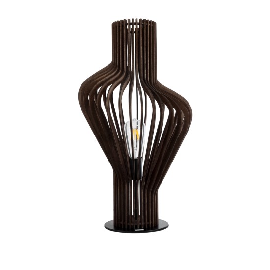 GLOBOSTAR® MIHIRO 02177 Boho Επιτραπέζιο Φωτιστικό Πορτατίφ με Ντουί 1 x E27 AC 220-240V IP20 - Καφέ & Μαύρο - Μ33 x Π33 x Υ57cm GLOBOSTAR® MIHIRO 02177 Boho Επιτραπέζιο Φωτιστικό Πορτατίφ με Ντουί 1 x E27 AC 220-240V IP20 - Καφέ & Μαύρο - Μ33 x Π33 x Υ57cm
