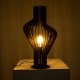 GLOBOSTAR® MIHIRO 02177 Boho Επιτραπέζιο Φωτιστικό Πορτατίφ με Ντουί 1 x E27 AC 220-240V IP20 - Καφέ & Μαύρο - Μ33 x Π33 x Υ57cm GLOBOSTAR® MIHIRO 02177 Boho Επιτραπέζιο Φωτιστικό Πορτατίφ με Ντουί 1 x E27 AC 220-240V IP20 - Καφέ & Μαύρο - Μ33 x Π33 x Υ57cm