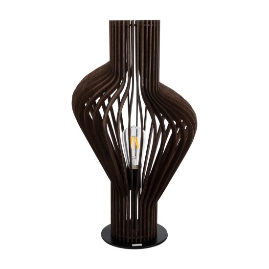 GLOBOSTAR® MIHIRO 02177 Boho Επιτραπέζιο Φωτιστικό Πορτατίφ με Ντουί 1 x E27 AC 220-240V IP20 - Καφέ & Μαύρο - Μ33 x Π33 x Υ57cm GLOBOSTAR® MIHIRO 02177 Boho Επιτραπέζιο Φωτιστικό Πορτατίφ με Ντουί 1 x E27 AC 220-240V IP20 - Καφέ & Μαύρο - Μ33 x Π33 x Υ57cm
