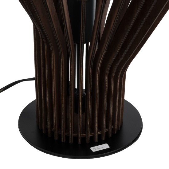 GLOBOSTAR® MIHIRO 02177 Boho Επιτραπέζιο Φωτιστικό Πορτατίφ με Ντουί 1 x E27 AC 220-240V IP20 - Καφέ & Μαύρο - Μ33 x Π33 x Υ57cm GLOBOSTAR® MIHIRO 02177 Boho Επιτραπέζιο Φωτιστικό Πορτατίφ με Ντουί 1 x E27 AC 220-240V IP20 - Καφέ & Μαύρο - Μ33 x Π33 x Υ57cm