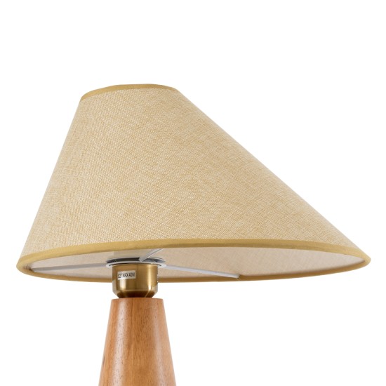 GLOBOSTAR® KAUAI 02229 Boho Επιτραπέζιο Φωτιστικό Πορτατίφ με Ντουί 1 x E27 AC 220-240V IP20 - Μπεζ - Μ38 x Π30 x Υ48cm GLOBOSTAR® KAUAI 02229 Boho Επιτραπέζιο Φωτιστικό Πορτατίφ με Ντουί 1 x E27 AC 220-240V IP20 - Μπεζ - Μ38 x Π30 x Υ48cm