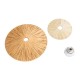 GLOBOSTAR® COLOMBO 02278 Boho Φωτιστικό Τοίχου - Απλίκα με Ντουί 1 x E27 AC 220-240V IP20 - Μπεζ - Μ40 x Π40 x Υ9cm GLOBOSTAR® COLOMBO 02278 Boho Φωτιστικό Τοίχου - Απλίκα με Ντουί 1 x E27 AC 220-240V IP20 - Μπεζ - Μ40 x Π40 x Υ9cm