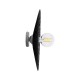 GLOBOSTAR® COLOMBO 02279 Boho Φωτιστικό Τοίχου - Απλίκα με Ντουί 1 x E27 AC 220-240V IP20 - Μαύρο - Μ40 x Π40 x Υ9cm GLOBOSTAR® COLOMBO 02279 Boho Φωτιστικό Τοίχου - Απλίκα με Ντουί 1 x E27 AC 220-240V IP20 - Μαύρο - Μ40 x Π40 x Υ9cm
