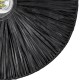 GLOBOSTAR® COLOMBO 02279 Boho Φωτιστικό Τοίχου - Απλίκα με Ντουί 1 x E27 AC 220-240V IP20 - Μαύρο - Μ40 x Π40 x Υ9cm GLOBOSTAR® COLOMBO 02279 Boho Φωτιστικό Τοίχου - Απλίκα με Ντουί 1 x E27 AC 220-240V IP20 - Μαύρο - Μ40 x Π40 x Υ9cm