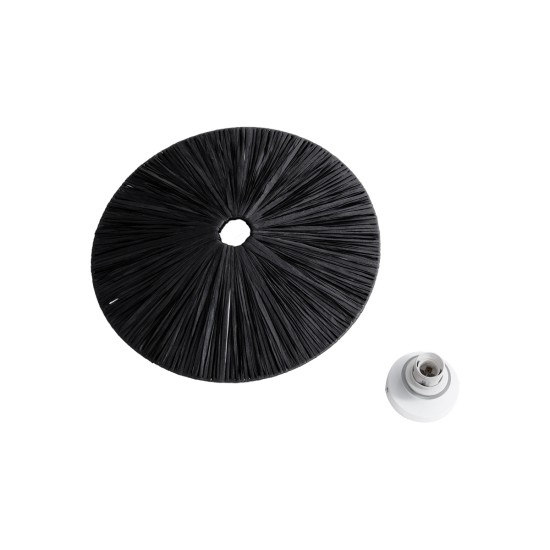 GLOBOSTAR® COLOMBO 02279 Boho Φωτιστικό Τοίχου - Απλίκα με Ντουί 1 x E27 AC 220-240V IP20 - Μαύρο - Μ40 x Π40 x Υ9cm GLOBOSTAR® COLOMBO 02279 Boho Φωτιστικό Τοίχου - Απλίκα με Ντουί 1 x E27 AC 220-240V IP20 - Μαύρο - Μ40 x Π40 x Υ9cm