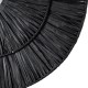 GLOBOSTAR® COLOMBO 02280 Boho Φωτιστικό Τοίχου - Απλίκα με Ντουί 1 x E27 AC 220-240V IP20 - Μαύρο - Μ40 x Π40 x Υ9cm