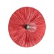 GLOBOSTAR® COLOMBO 02281 Boho Φωτιστικό Τοίχου - Απλίκα με Ντουί 1 x E27 AC 220-240V IP20 - Κόκκινο - Μ40 x Π40 x Υ9cm