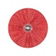 GLOBOSTAR® COLOMBO 02281 Boho Φωτιστικό Τοίχου - Απλίκα με Ντουί 1 x E27 AC 220-240V IP20 - Κόκκινο - Μ40 x Π40 x Υ9cm