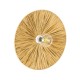 GLOBOSTAR® COLOMBO 02283 Boho Φωτιστικό Τοίχου - Απλίκα με Ντουί 1 x E27 AC 220-240V IP20 - Μπεζ - Μ40 x Π40 x Υ9cm GLOBOSTAR® COLOMBO 02283 Boho Φωτιστικό Τοίχου - Απλίκα με Ντουί 1 x E27 AC 220-240V IP20 - Μπεζ - Μ40 x Π40 x Υ9cm