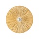 GLOBOSTAR® COLOMBO 02283 Boho Φωτιστικό Τοίχου - Απλίκα με Ντουί 1 x E27 AC 220-240V IP20 - Μπεζ - Μ40 x Π40 x Υ9cm GLOBOSTAR® COLOMBO 02283 Boho Φωτιστικό Τοίχου - Απλίκα με Ντουί 1 x E27 AC 220-240V IP20 - Μπεζ - Μ40 x Π40 x Υ9cm