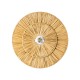 GLOBOSTAR® COLOMBO 02284 Boho Φωτιστικό Τοίχου - Απλίκα με Ντουί 1 x E27 AC 220-240V IP20 - Μπεζ - Μ40 x Π40 x Υ9cm GLOBOSTAR® COLOMBO 02284 Boho Φωτιστικό Τοίχου - Απλίκα με Ντουί 1 x E27 AC 220-240V IP20 - Μπεζ - Μ40 x Π40 x Υ9cm