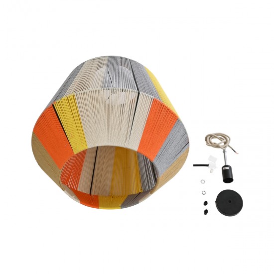 GLOBOSTAR® SALERNO 02289 Boho Κρεμαστό Φωτιστικό Οροφής με Ντουί 1 x E27 AC 220-240V IP20 - Πολύχρωμο - Μ50 x Π50 x Υ50cm GLOBOSTAR® SALERNO 02289 Boho Κρεμαστό Φωτιστικό Οροφής με Ντουί 1 x E27 AC 220-240V IP20 - Πολύχρωμο - Μ50 x Π50 x Υ50cm