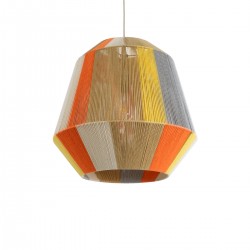 GLOBOSTAR® SALERNO 02289 Boho Κρεμαστό Φωτιστικό Οροφής με Ντουί 1 x E27 AC 220-240V IP20 - Πολύχρωμο - Μ50 x Π50 x Υ50cm GLOBOSTAR® SALERNO 02289 Boho Κρεμαστό Φωτιστικό Οροφής με Ντουί 1 x E27 AC 220-240V IP20 - Πολύχρωμο - Μ50 x Π50 x Υ50cm