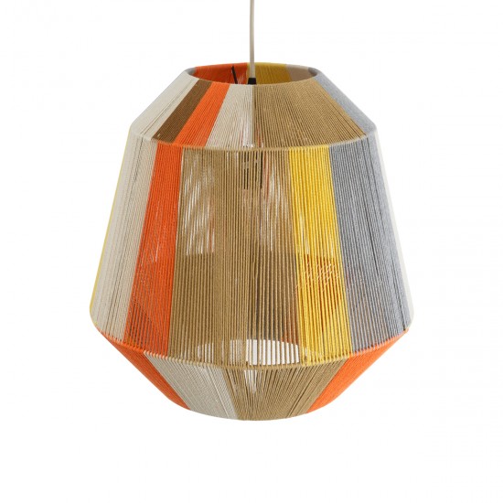 GLOBOSTAR® SALERNO 02289 Boho Κρεμαστό Φωτιστικό Οροφής με Ντουί 1 x E27 AC 220-240V IP20 - Πολύχρωμο - Μ50 x Π50 x Υ50cm GLOBOSTAR® SALERNO 02289 Boho Κρεμαστό Φωτιστικό Οροφής με Ντουί 1 x E27 AC 220-240V IP20 - Πολύχρωμο - Μ50 x Π50 x Υ50cm
