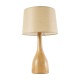 GLOBOSTAR® BERKBAY 02319 Boho Επιτραπέζιο Φωτιστικό Πορτατίφ με Ντουί 1 x E27 AC 220-240V IP20 - Μπεζ - Μ32 x Π32 x Υ55cm