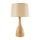 GLOBOSTAR® BERKBAY 02319 Boho Επιτραπέζιο Φωτιστικό Πορτατίφ με Ντουί 1 x E27 AC 220-240V IP20 - Μπεζ - Μ32 x Π32 x Υ55cm