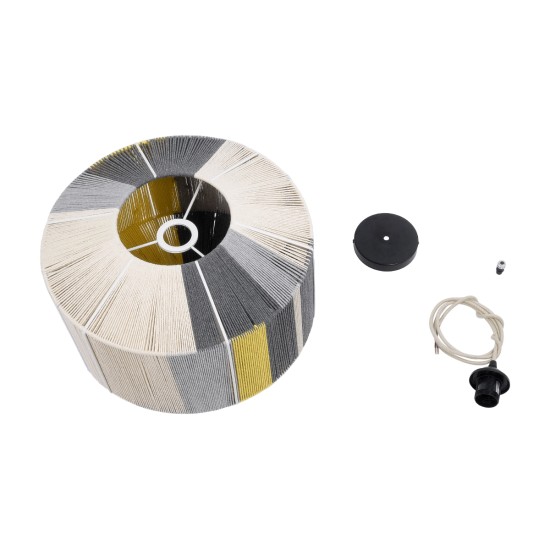 GLOBOSTAR® SALERNO 02388 Boho Κρεμαστό Φωτιστικό Οροφής με Ντουί 1 x E27 AC 220-240V IP20 - Πολύχρωμο - Μ40 x Π40 x Υ35cm GLOBOSTAR® SALERNO 02388 Boho Κρεμαστό Φωτιστικό Οροφής με Ντουί 1 x E27 AC 220-240V IP20 - Πολύχρωμο - Μ40 x Π40 x Υ35cm