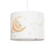 GLOBOSTAR® MOON 204-0019 Παιδικό Κρεμαστό Φωτιστικό Οροφής με Ντουί 1 x E27 AC 220-240V IP20 - Πολύχρωμο - Μ28 x Π28 x Υ24cm