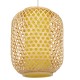 GLOBOSTAR® MAURITIUS 00899 Boho Κρεμαστό Φωτιστικό Οροφής με Ντουί 1 x E27 AC 220-240V IP20 - Μπεζ - Μ30 x Π30 x Υ40cm
