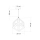 GLOBOSTAR® CUBE 00803 Μοντέρνο Κρεμαστό Φωτιστικό Οροφής με Ντουί 1 x E27 AC 220-240V IP20 - Χάλκινο Εφέ Σκουριάς - Μ25 x Π25 x Υ25cm GLOBOSTAR® CUBE 00803 Μοντέρνο Κρεμαστό Φωτιστικό Οροφής με Ντουί 1 x E27 AC 220-240V IP20 - Χάλκινο Εφέ Σκουριάς - Μ25 x Π25 x Υ25cm