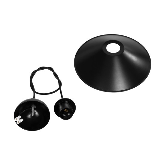 GLOBOSTAR® FONTE 203-0080 Μοντέρνο Κρεμαστό Φωτιστικό Οροφής με Ντουί 1 x E27 AC 220-240V IP20 - Μαύρο - Μ25.5 x Π25.5 x Υ10cm GLOBOSTAR® FONTE 203-0080 Μοντέρνο Κρεμαστό Φωτιστικό Οροφής με Ντουί 1 x E27 AC 220-240V IP20 - Μαύρο - Μ25.5 x Π25.5 x Υ10cm