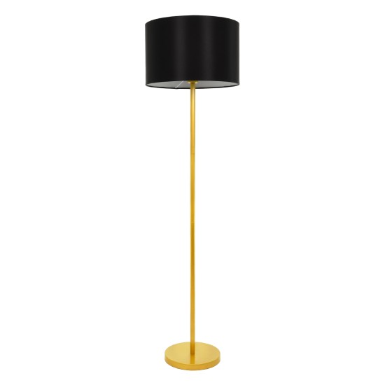 GLOBOSTAR® ASHLEY 00825 Μοντέρνο Επιδαπέδιο Φωτιστικό με Ντουί 1 x E27 AC 220-240V IP20 - Μαύρο & Χρυσό - Μ40 x Π40 x Υ148cm GLOBOSTAR® ASHLEY 00825 Μοντέρνο Επιδαπέδιο Φωτιστικό με Ντουί 1 x E27 AC 220-240V IP20 - Μαύρο & Χρυσό - Μ40 x Π40 x Υ148cm