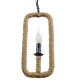 GLOBOSTAR® LINDELL 10001110 Vintage Κρεμαστό Φωτιστικό Οροφής με Ντουί 1 x E14 AC 220-240V IP20 - Μπεζ & Μαύρο - Μ18 x Π18 x Υ33cm GLOBOSTAR® LINDELL 10001110 Vintage Κρεμαστό Φωτιστικό Οροφής με Ντουί 1 x E14 AC 220-240V IP20 - Μπεζ & Μαύρο - Μ18 x Π18 x Υ33cm
