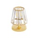 GLOBOSTAR® GLASSY 204-0064 Μοντέρνο Επιτραπέζιο Φωτιστικό Πορτατίφ με Ντουί 1 x E27 AC 220-240V IP20 - Χρυσό & Διάφανο - Μ18 x Π180 x Υ22cm GLOBOSTAR® GLASSY 204-0064 Μοντέρνο Επιτραπέζιο Φωτιστικό Πορτατίφ με Ντουί 1 x E27 AC 220-240V IP20 - Χρυσό & Διάφανο - Μ18 x Π180 x Υ22cm