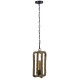GLOBOSTAR® ELDORA 10001014 Vintage Κρεμαστό Φωτιστικό Οροφής με Ντουί 1 x E27 AC 220-240V IP20 - Μπεζ & Μπρούτζινο - Μ13 x Π13 x Υ30cm GLOBOSTAR® ELDORA 10001014 Vintage Κρεμαστό Φωτιστικό Οροφής με Ντουί 1 x E27 AC 220-240V IP20 - Μπεζ & Μπρούτζινο - Μ13 x Π13 x Υ30cm