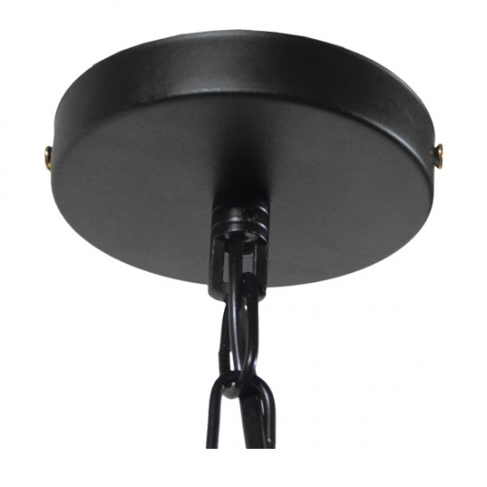 GLOBOSTAR® ELDORA 10001014 Vintage Κρεμαστό Φωτιστικό Οροφής με Ντουί 1 x E27 AC 220-240V IP20 - Μπεζ & Μπρούτζινο - Μ13 x Π13 x Υ30cm GLOBOSTAR® ELDORA 10001014 Vintage Κρεμαστό Φωτιστικό Οροφής με Ντουί 1 x E27 AC 220-240V IP20 - Μπεζ & Μπρούτζινο - Μ13 x Π13 x Υ30cm