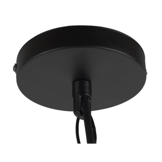 GLOBOSTAR® LINDELL 10001110 Vintage Κρεμαστό Φωτιστικό Οροφής με Ντουί 1 x E14 AC 220-240V IP20 - Μπεζ & Μαύρο - Μ18 x Π18 x Υ33cm GLOBOSTAR® LINDELL 10001110 Vintage Κρεμαστό Φωτιστικό Οροφής με Ντουί 1 x E14 AC 220-240V IP20 - Μπεζ & Μαύρο - Μ18 x Π18 x Υ33cm
