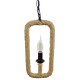 GLOBOSTAR® LINDELL 10001110 Vintage Κρεμαστό Φωτιστικό Οροφής με Ντουί 1 x E14 AC 220-240V IP20 - Μπεζ & Μαύρο - Μ18 x Π18 x Υ33cm GLOBOSTAR® LINDELL 10001110 Vintage Κρεμαστό Φωτιστικό Οροφής με Ντουί 1 x E14 AC 220-240V IP20 - Μπεζ & Μαύρο - Μ18 x Π18 x Υ33cm