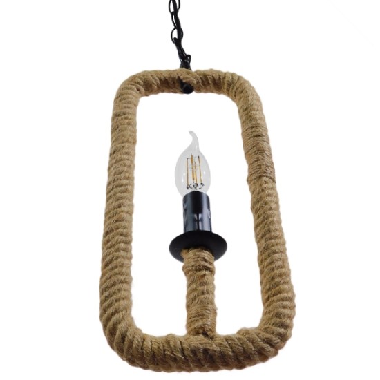 GLOBOSTAR® LINDELL 10001110 Vintage Κρεμαστό Φωτιστικό Οροφής με Ντουί 1 x E14 AC 220-240V IP20 - Μπεζ & Μαύρο - Μ18 x Π18 x Υ33cm GLOBOSTAR® LINDELL 10001110 Vintage Κρεμαστό Φωτιστικό Οροφής με Ντουί 1 x E14 AC 220-240V IP20 - Μπεζ & Μαύρο - Μ18 x Π18 x Υ33cm